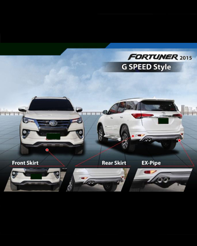 BODY KIT FORTUNER 2016 MẪU G SPEED